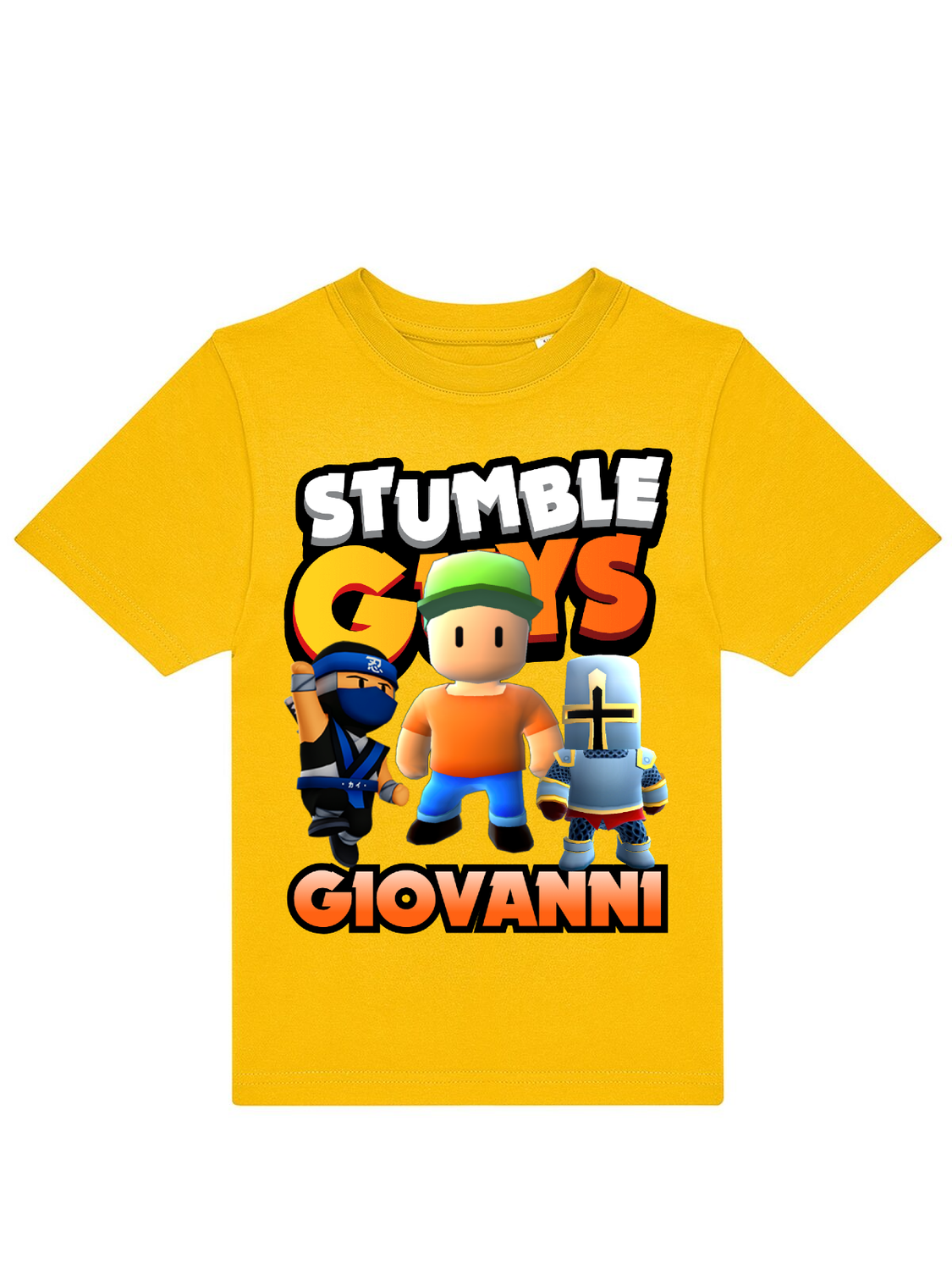 Magliette Stumble Guys personalizzate con nome