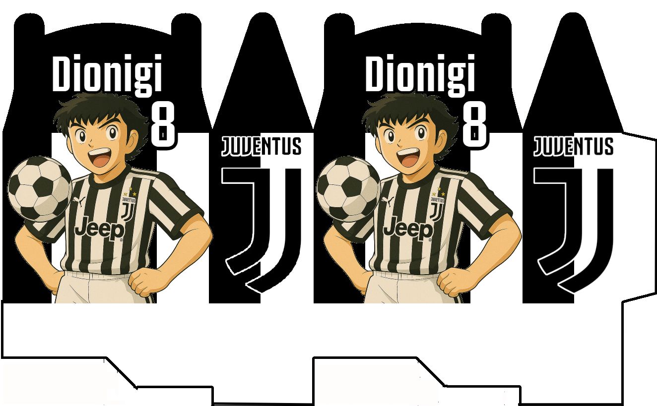 1 Scatolina Juventus personalizza porta regalini confetti fine festa