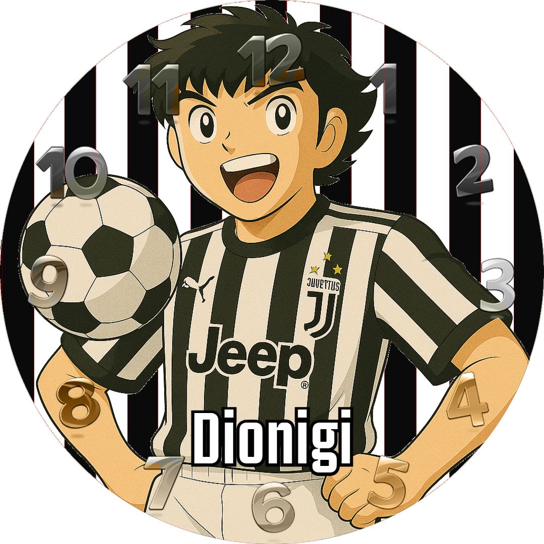 Orologi Juventus personalizzato su CD Gadget regalini fine festa