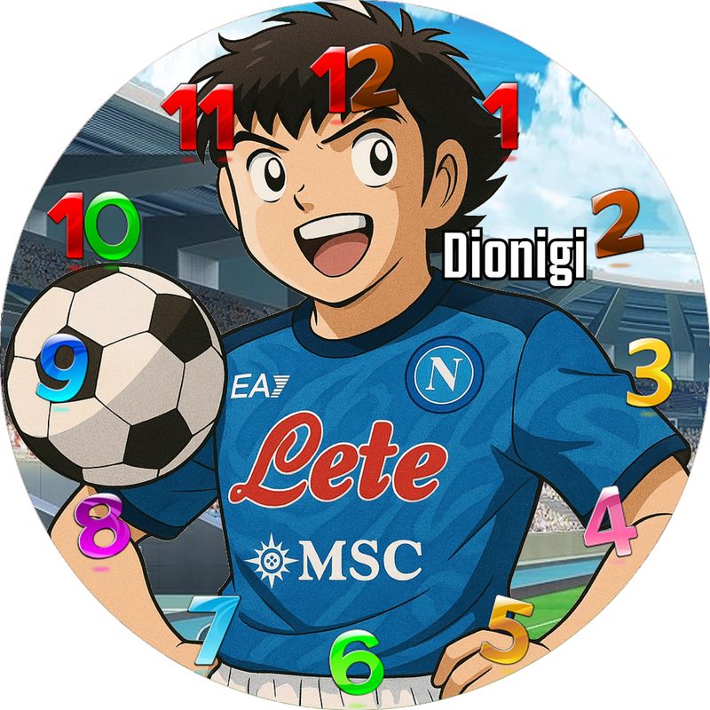 Orologi Napoli personalizzato su CD Gadget regalini fine festa Orologi Napoli personalizzato su CD Gadget regalini fine festa