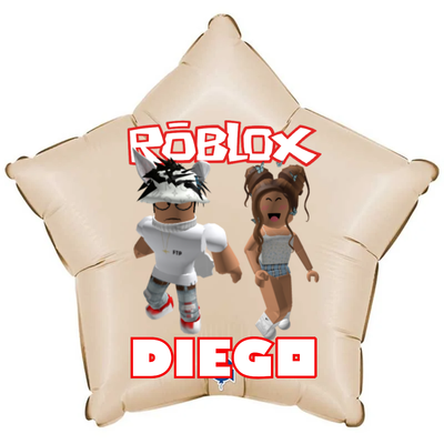 Palloncino Roblox personalizzati con nome centrotavola compleanno