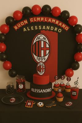 Milan Gadget regalini per fine festa di compleanno bambini