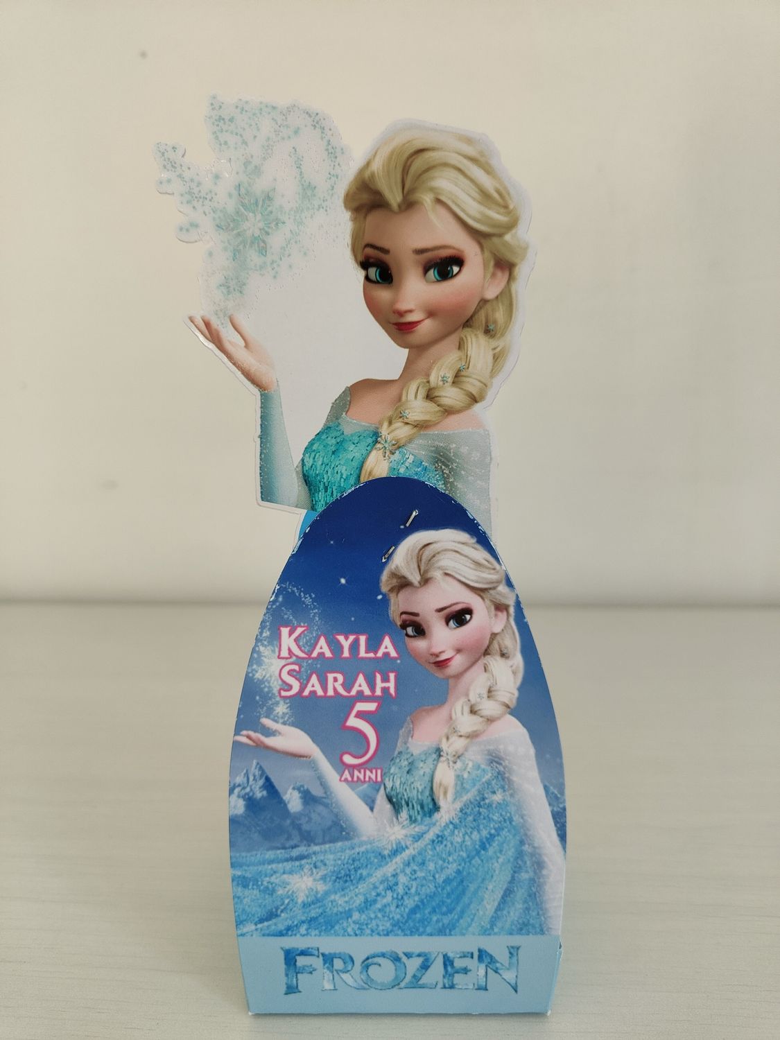 1 Scatolina Ovetto Kinder Frozen personalizza regalino fino festa