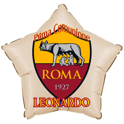 Palloncino as Roma calcio personalizzati con nome centrotavola compleanno