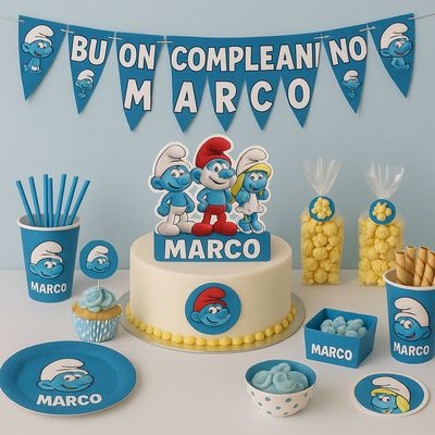 Addobbi e Decorazioni festa a tema I Puffi