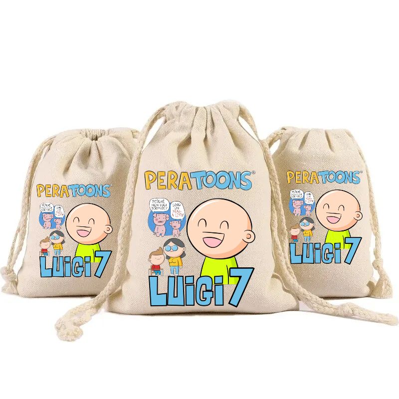 10 Sacchetti Pera Toons personalizza porta confetti bomboniera