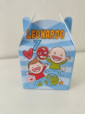 1 Scatolina Pera Toons personalizza porta regalini confetti fine festa