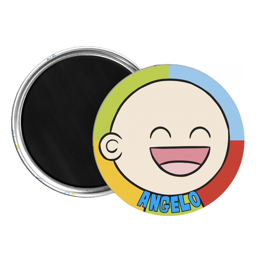 10 Magneti Pera Toons Calamite frigo tondo 5.8cm personalizzabile