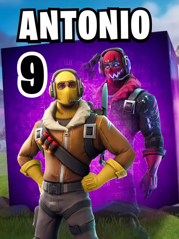 10 set matite colori Fortnite personalizza regali fine festa