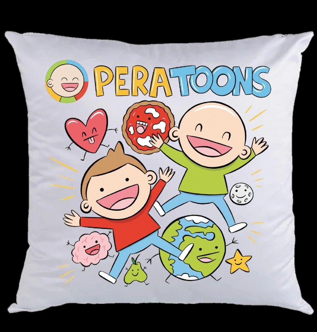 Federa Pera Toons personalizza Cuscino con nome stampa foto in DTF