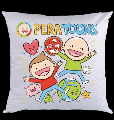 Federa Pera Toons personalizza Cuscino con nome stampa foto in DTF