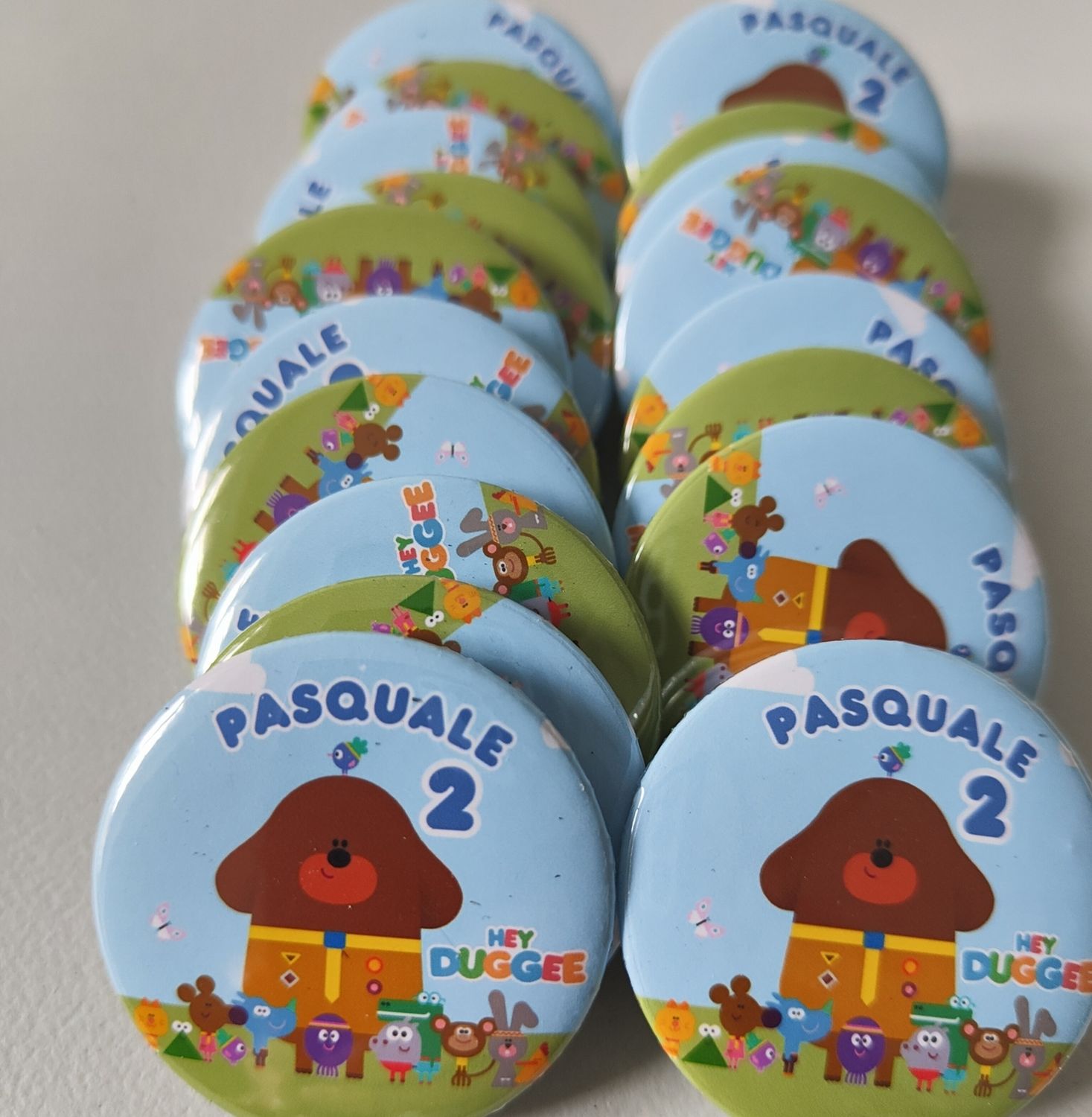 10 Spille zaino scuola Hey Duggee personalizza regalini fine festa