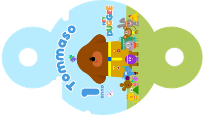24 Decorazioni cannucce Hey Duggee personalizza festa compleanno