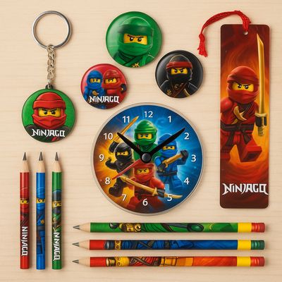 Gadget Ninjago personalizza regalini fine festa