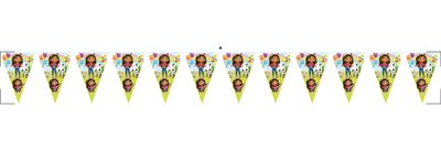 Festone Gabby dollhouse personalizza bandierine triangolari compleanno