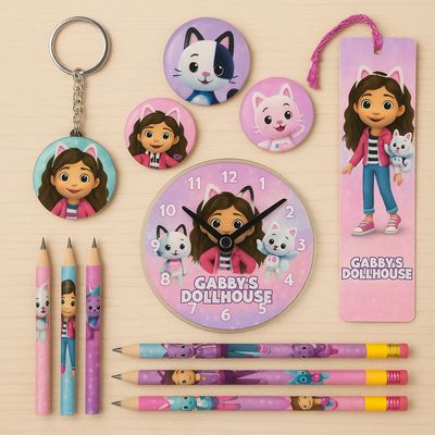 Gadget Gabby&#39;s dollhouse personalizza regalini fine festa