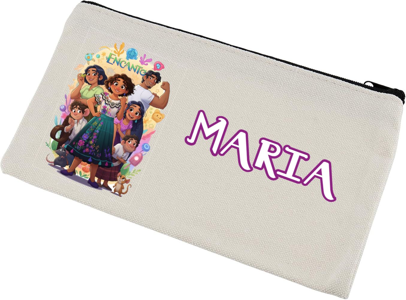 Astucci matite scuola Encanto personalizza con nomi invitati festa