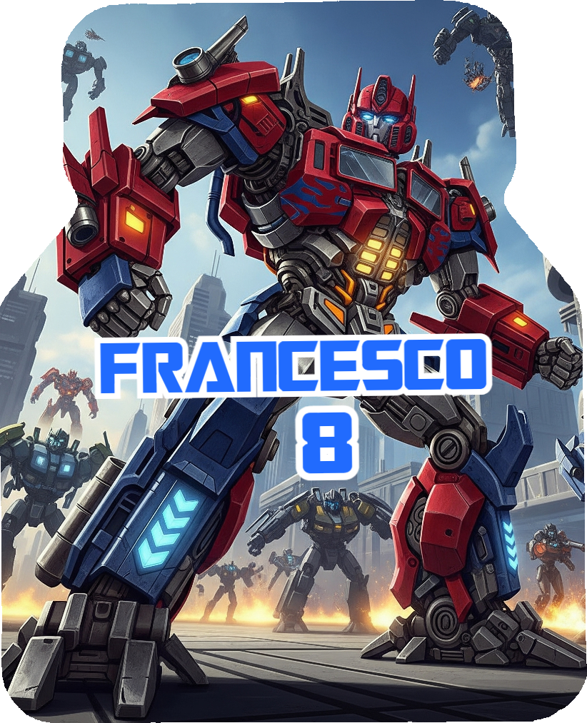 10 Scatoline e adesivi Nutella Transformers festa personalizzata