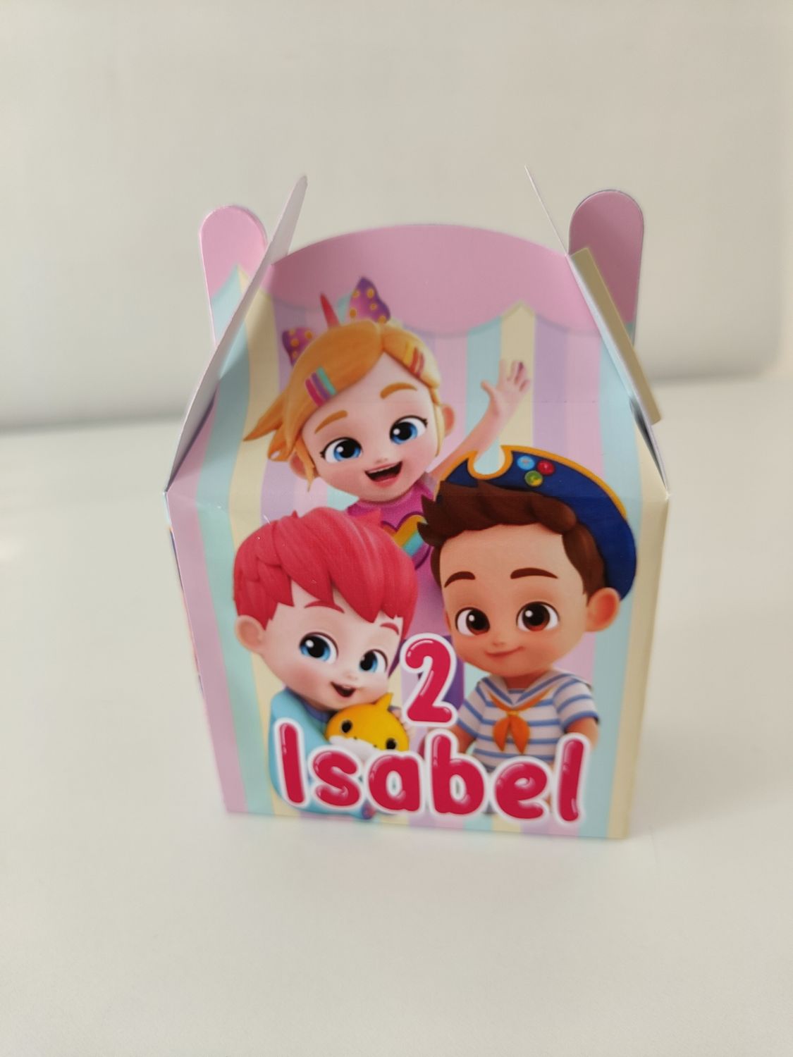 1 Scatolina Bebefinn personalizza porta regalini confetti fine festa