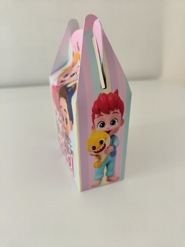 1 Scatolina Bebefinn personalizza porta regalini confetti fine festa