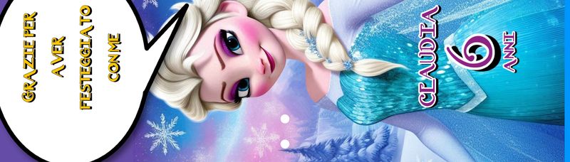 10 Matite segnaposto Frozen personalizza regali fine festa