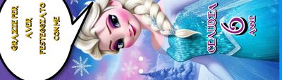 10 Matite segnaposto Frozen personalizza regali fine festa