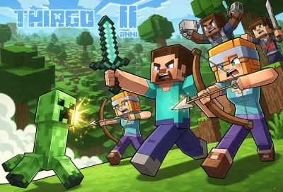 10 tovagliette americana colazione Minecraft personalizza