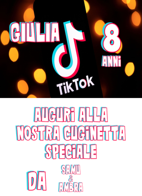 Biglietto augurio personalizzato per festa a tema