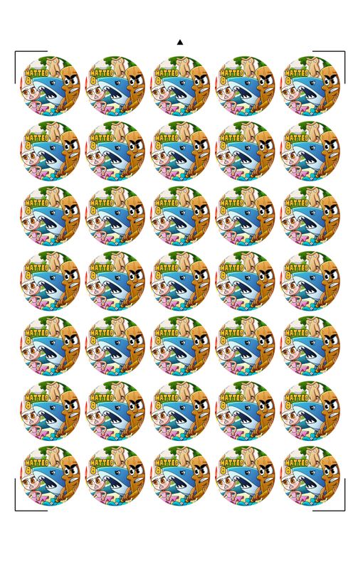 Adesivi tag tondo Brainrot personalizza tappo Acqua succo frutta vasetti