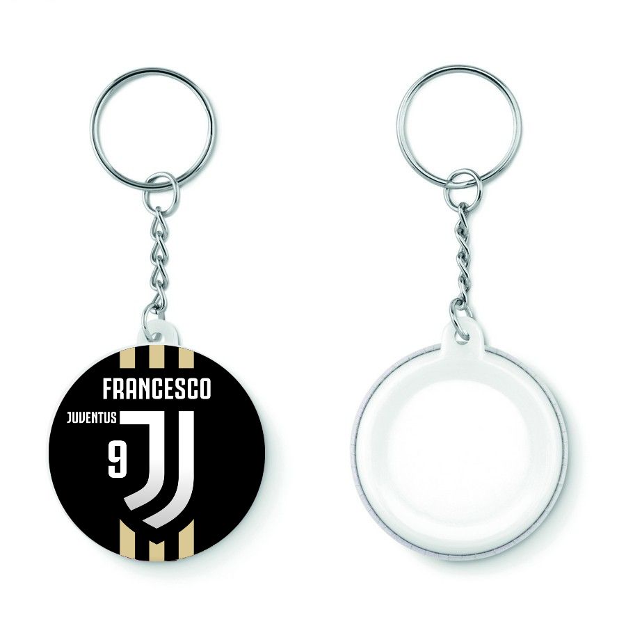 10 Portachiavi zaino scuola Juventus personalizza regalini festa