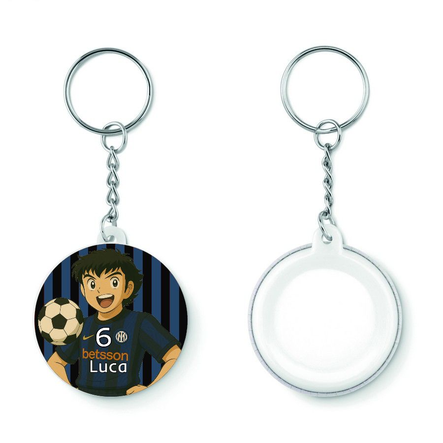 10 Portachiavi zaino scuola Inter personalizza regalini festa