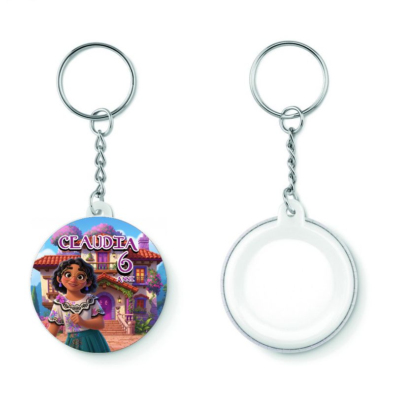 10 Portachiavi zaino scuola Encanto personalizza regalini festa