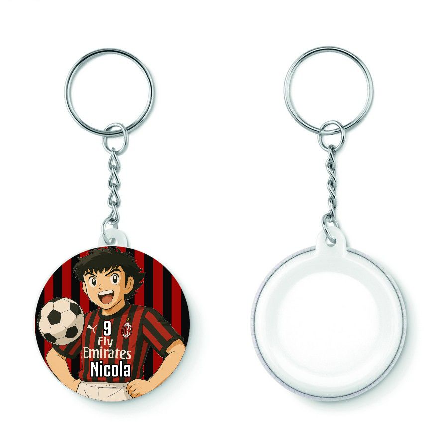 10 Portachiavi zaino scuola Milan personalizza regalini festa