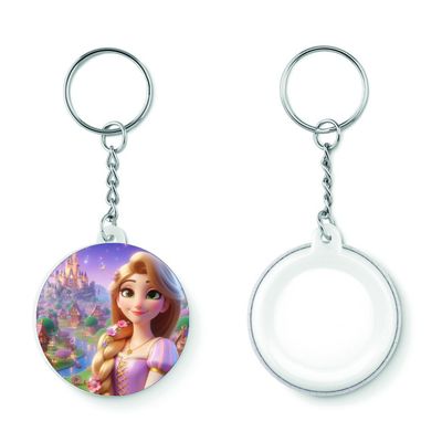 10 Portachiavi zaino scuola Rapunzel personalizza regalini festa