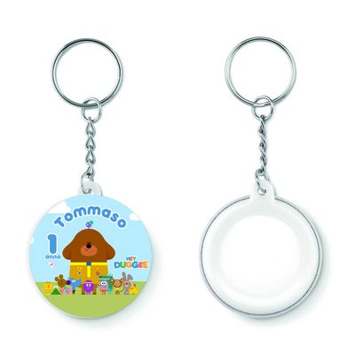 10 Portachiavi zaino scuola Hey Duggee personalizza regali festa