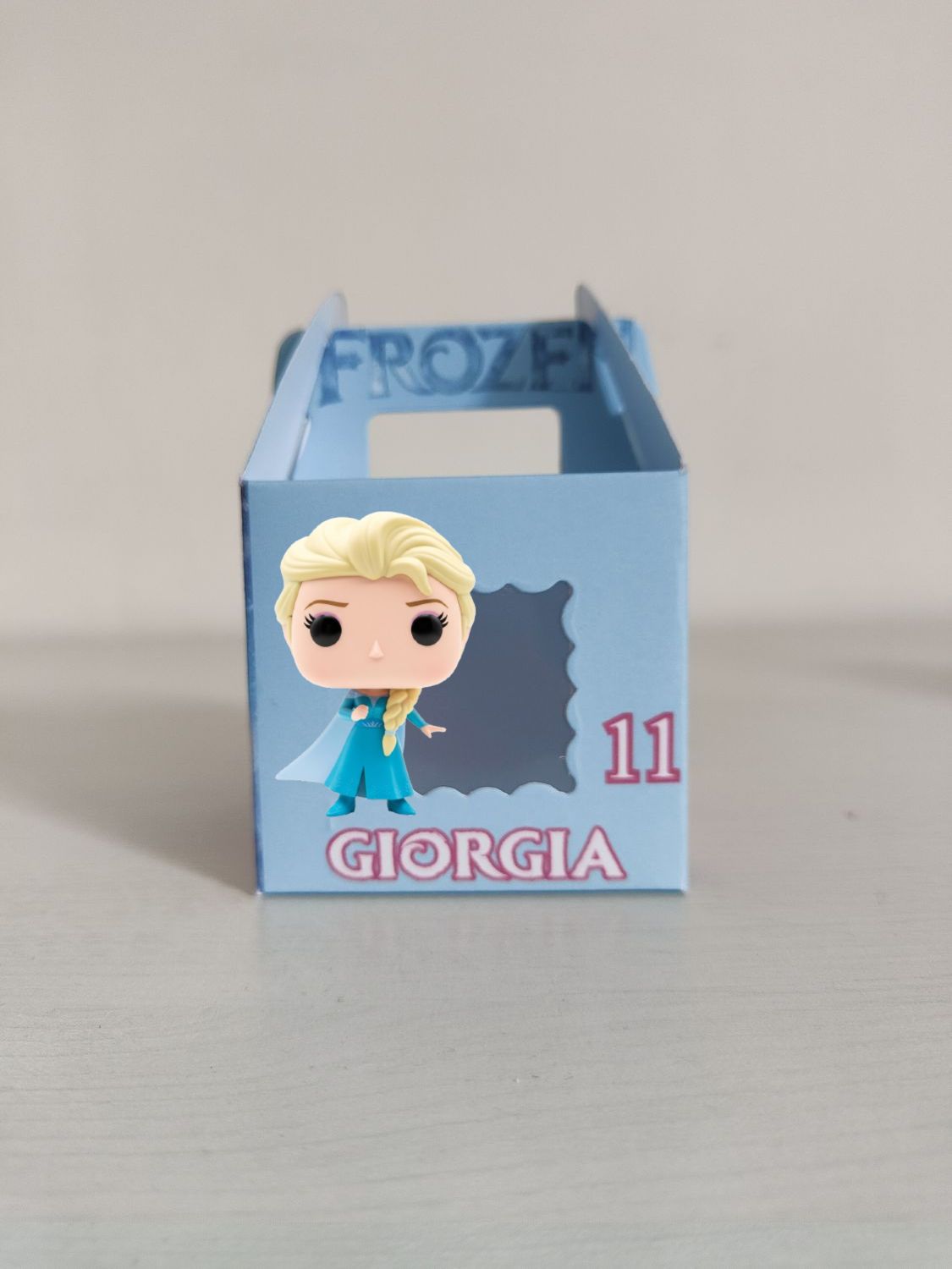 1 Scatolina Frozen Quadrata personalizza porta regali fine festa