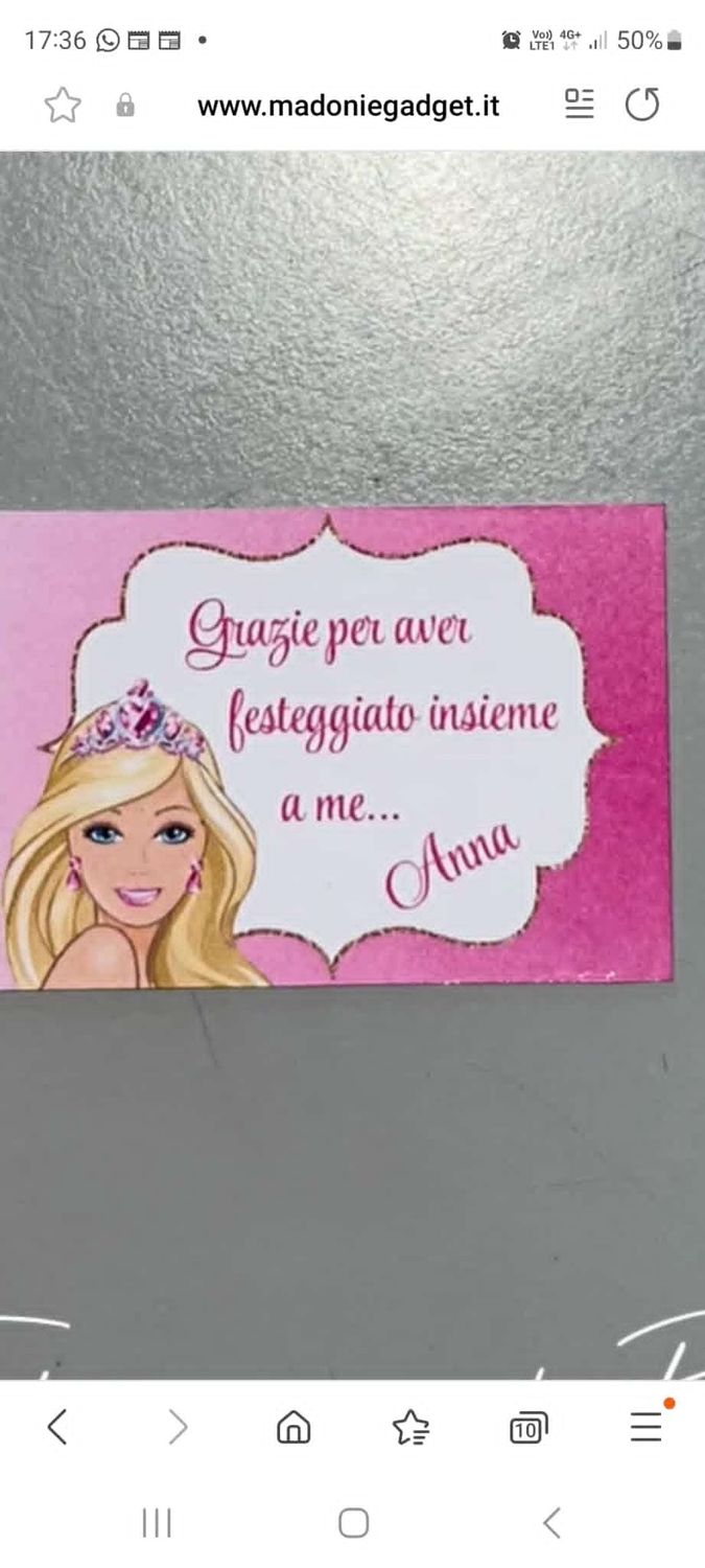60 etichette adesive come da accordi