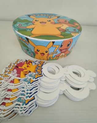 Torta finta Chupa Chups Pokemon polistirolo scenografica personalizzata