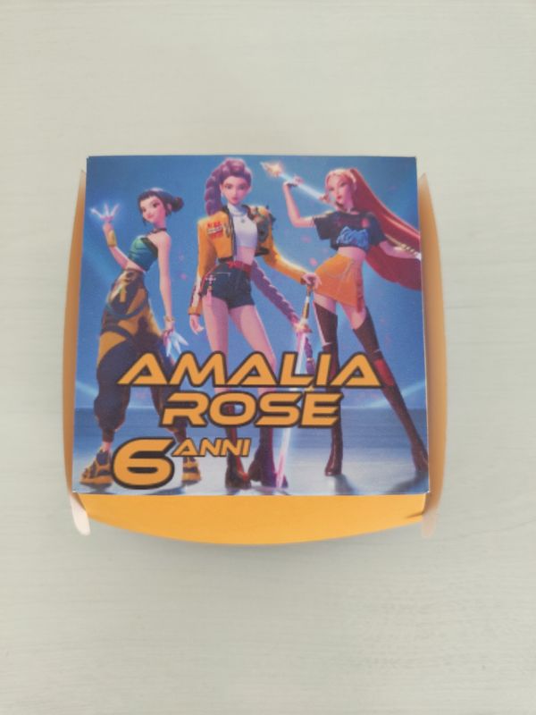 Piatto panino mc donald k pop personalizza kit festa compleanno