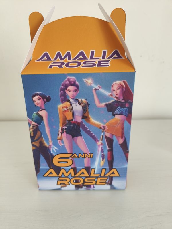 Scatola grande k pop personalizza porta merenda 1/2 Happy Meal