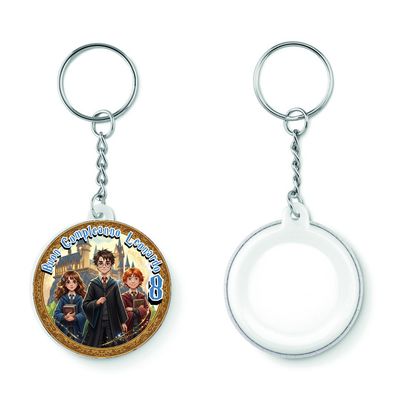 10 Portachiavi zaino scuola Harry Potter personalizza regalini festa