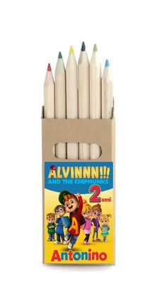 10 set matite colori Alvin personalizza regali fine festa