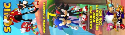 10 braccialetti slap Sonic personalizza regalini fine festa