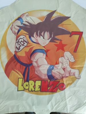 Palloncino Dragon Ball personalizzati con nome centrotavola compleanno