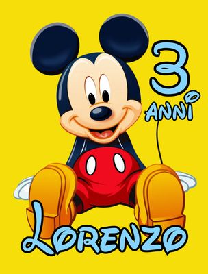 10 set matite colori Topolino personalizza regali fine festa