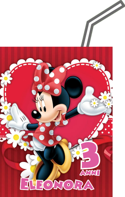 20 Adesivi Minnie personalizza etichette brick succo di frutta