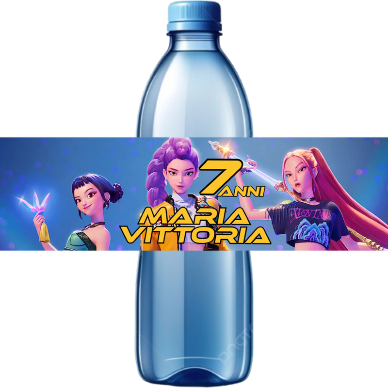 10 Etichette adesive K pop bottiglie Acqua personalizza festa