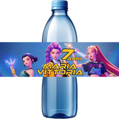 10 Etichette adesive K pop bottiglie Acqua personalizza festa