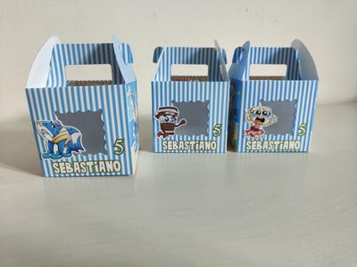 1 Scatolina Brainrot Quadrata personalizza porta regali fine festa 1 Scatolina Brainrot Quadrata personalizza porta regali fine festa