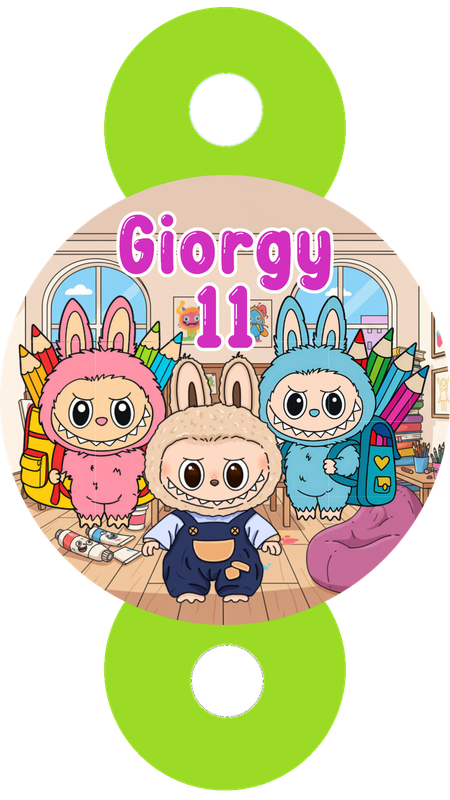 24 Decorazioni cannucce Labubu personalizza festa compleanno